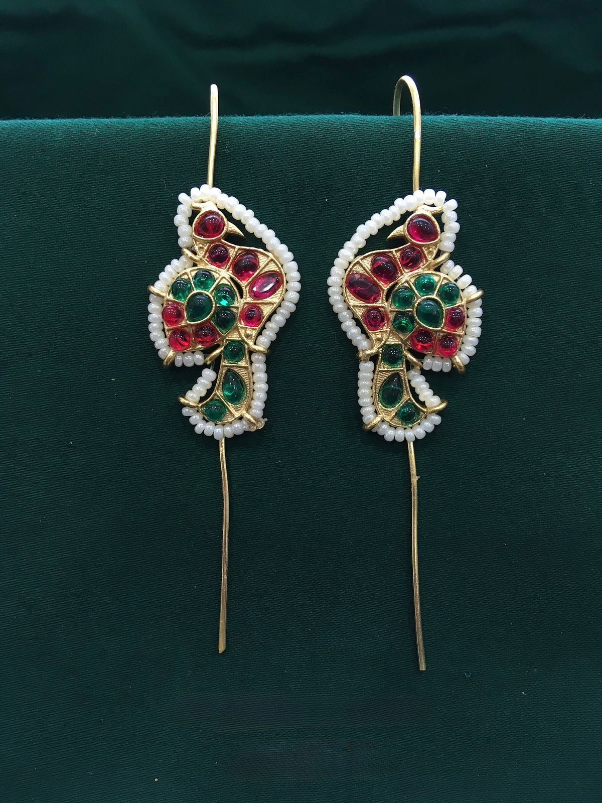 Peacock Cuff Earrings