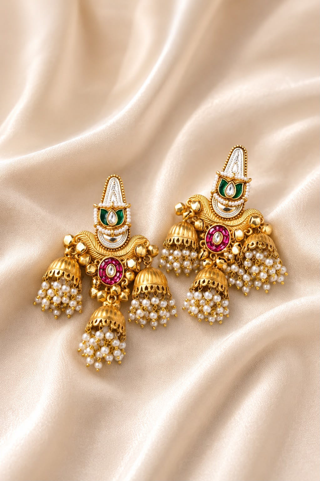 Paromita Cluster Jhumki Earrings