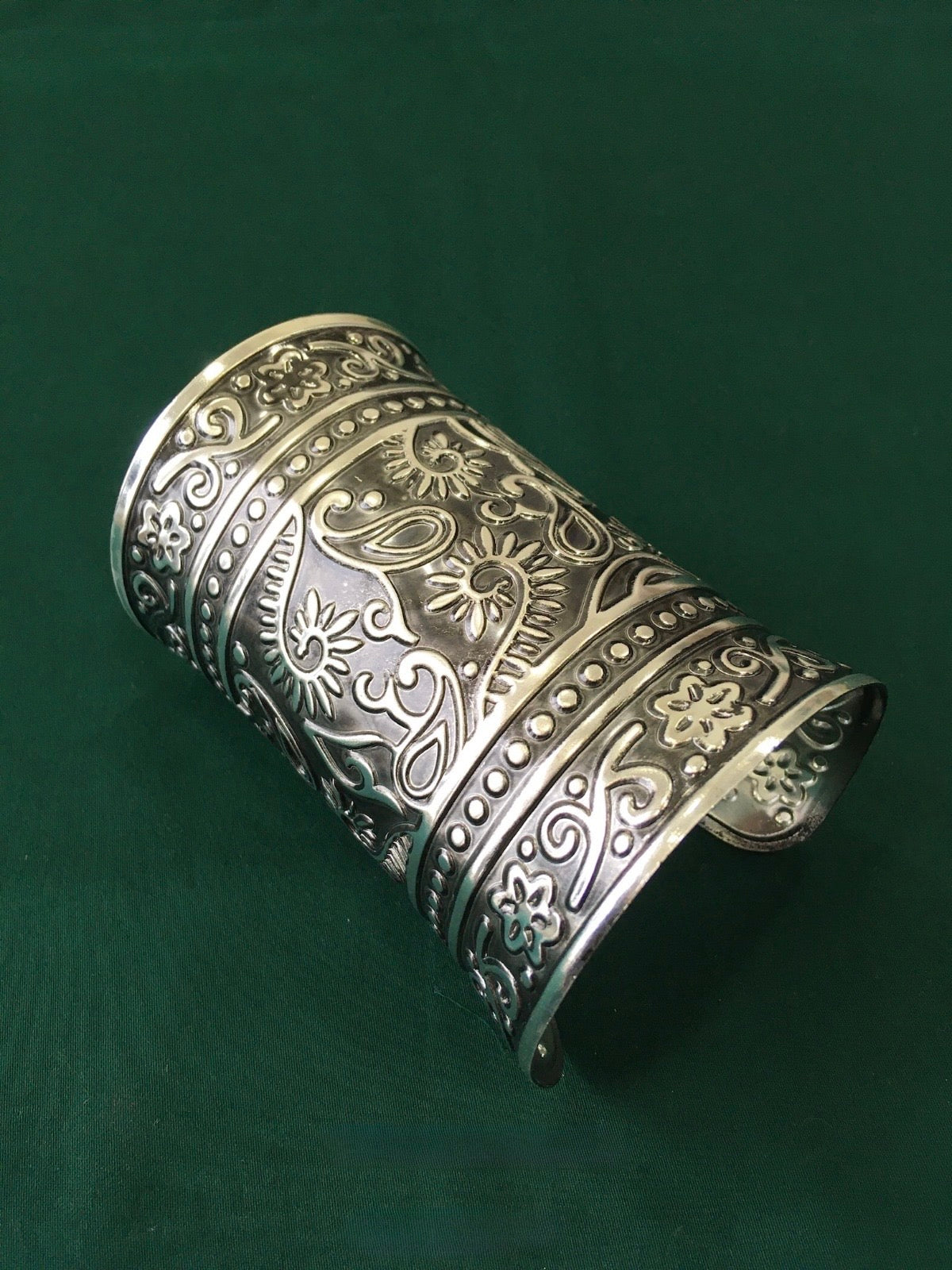 Oxidized Kada - Cuff Bracelet