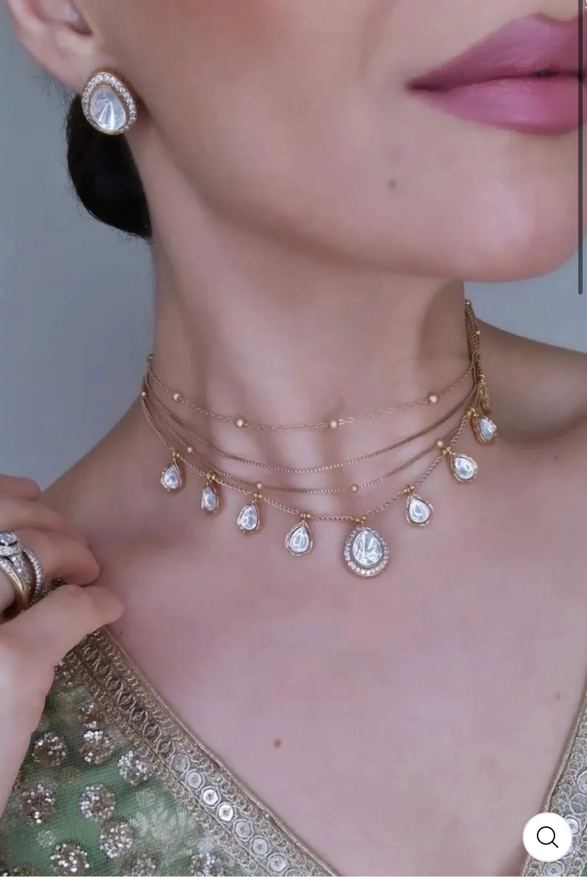 Maureen layered necklace set