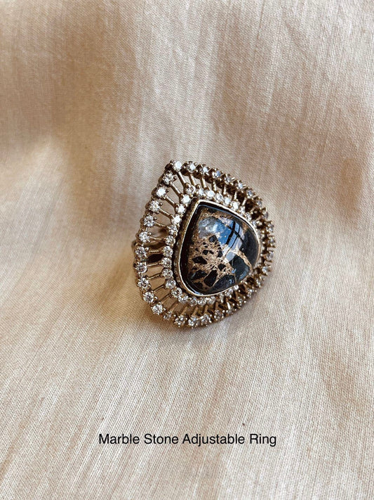 Suzanna Marble Stone Ring