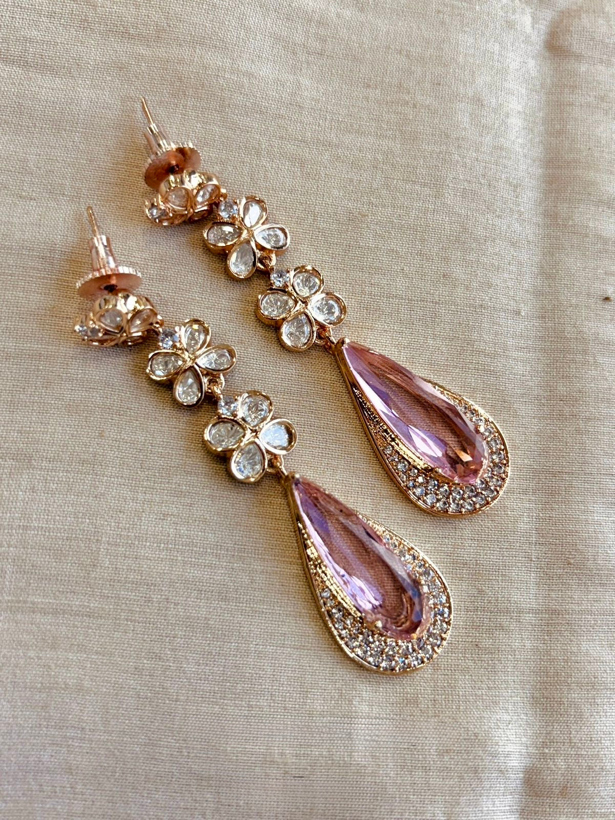 Scarlet Polki Earrings