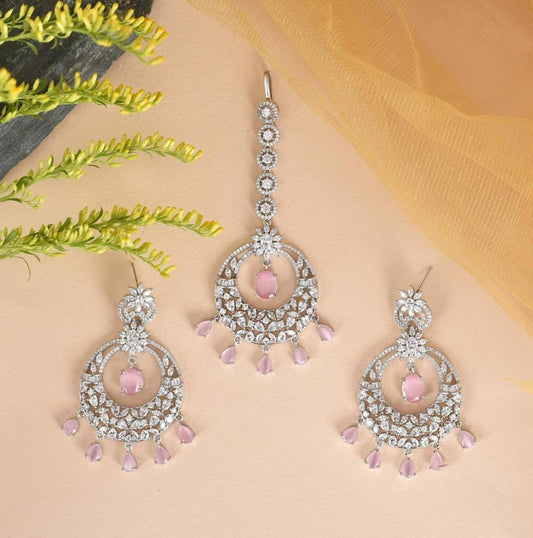 Alizeh Earrings and Tika Set