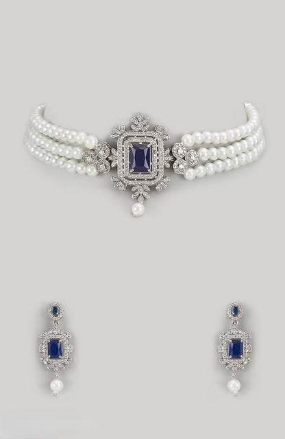 Charmaine pearl choker set