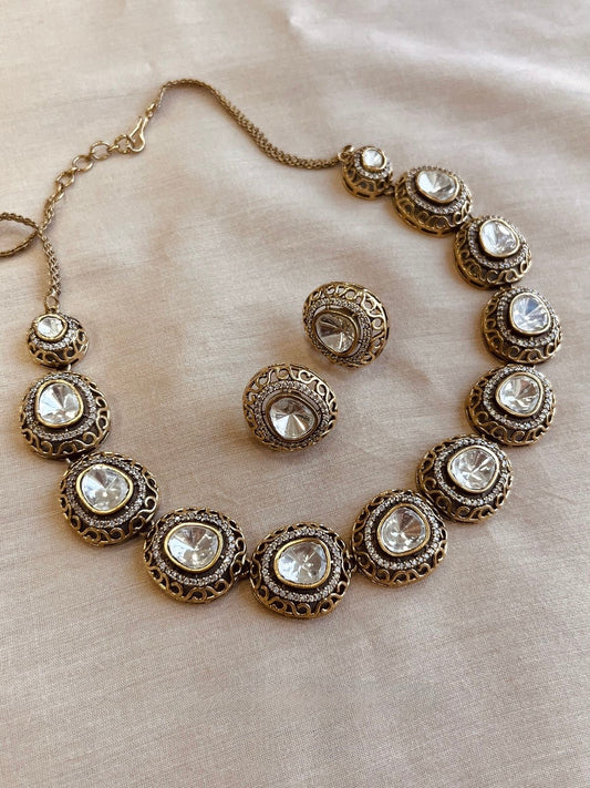 Polki Necklace Set