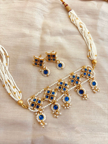 Tvisha Pachi Kundan Choker Set