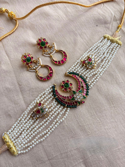 Jadau Kundan Choker Set