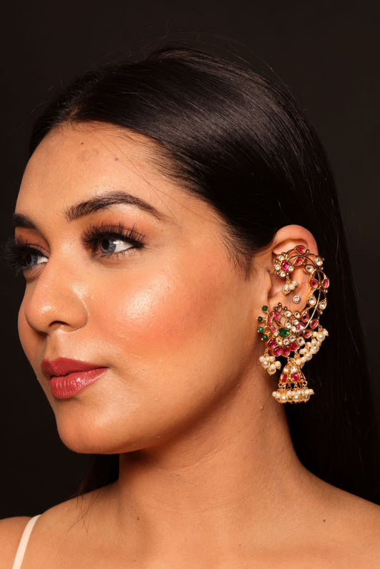 Shardul Jhumkis (removable ear cuffs)