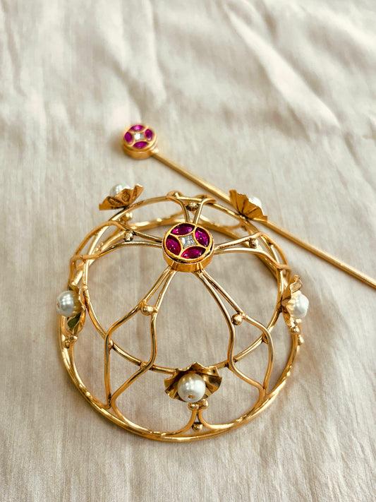 Ashlesha Hair Bun Cage