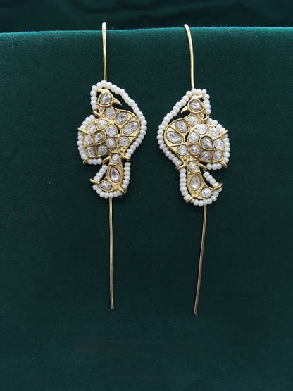 Peacock Cuff Earrings