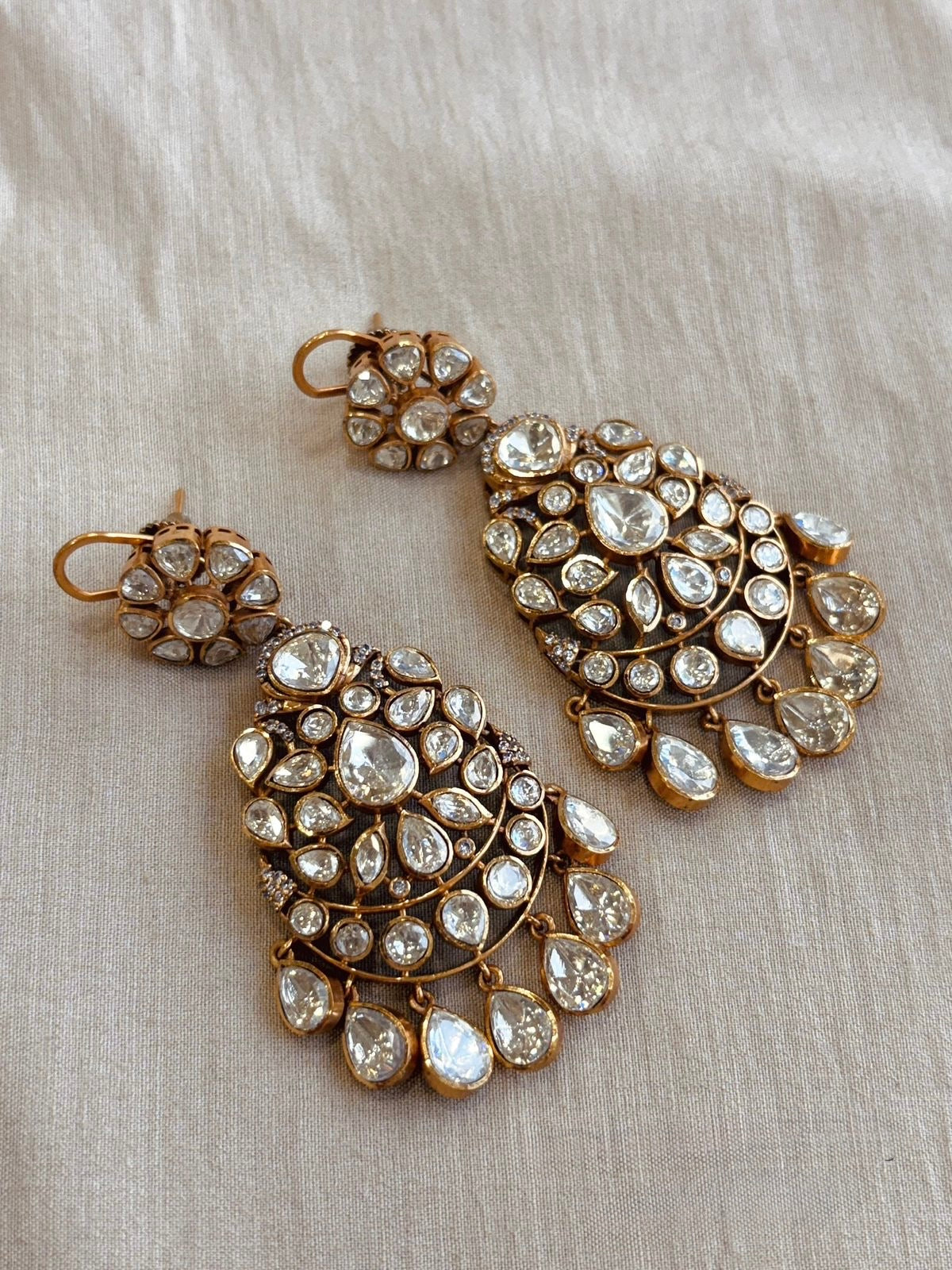 Shehnaaz Polki Earrings