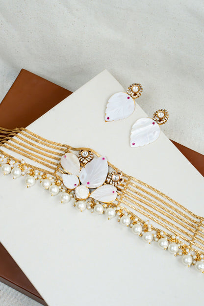 Rosa Choker Ser
