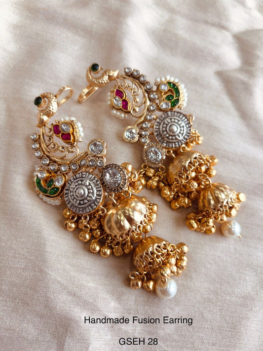Durva Cuff Jhumkas