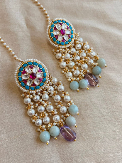 Monal Kundan Earrings