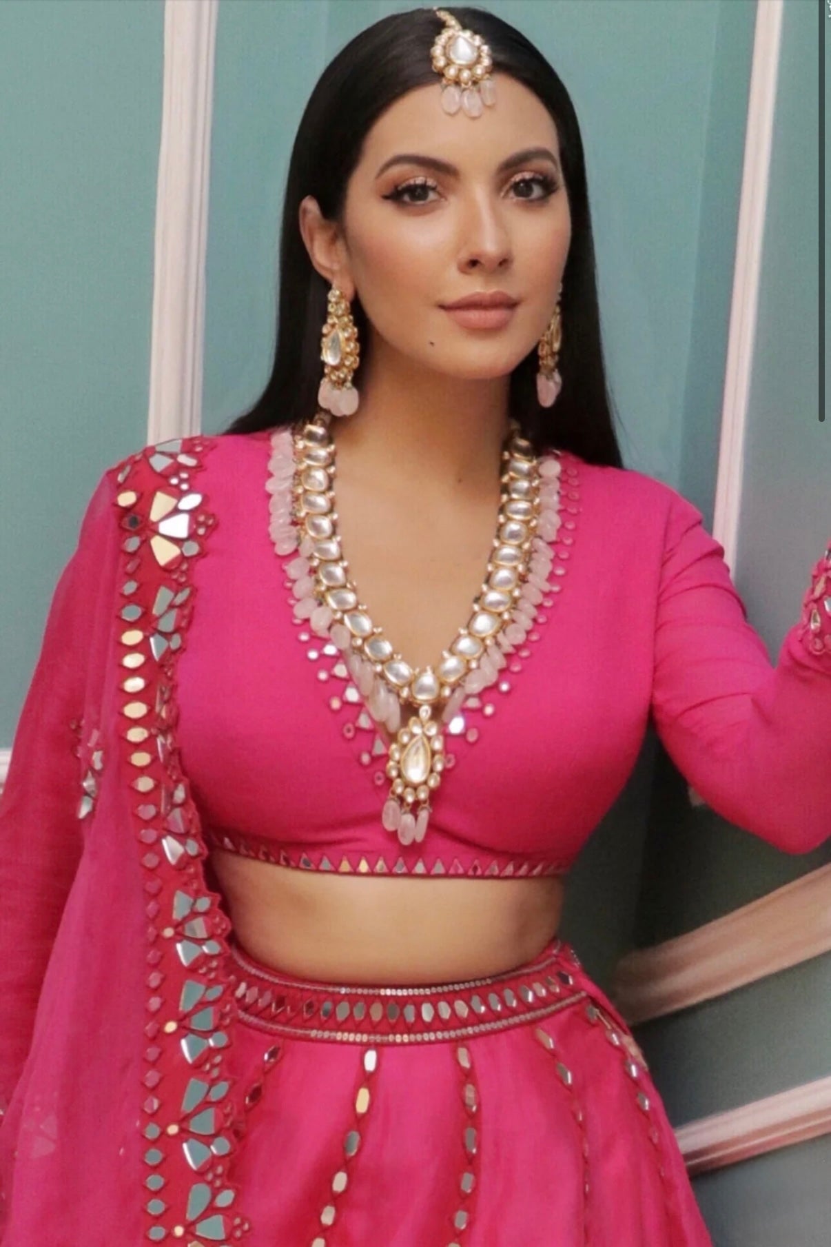 Yuvarani Long Necklace Set