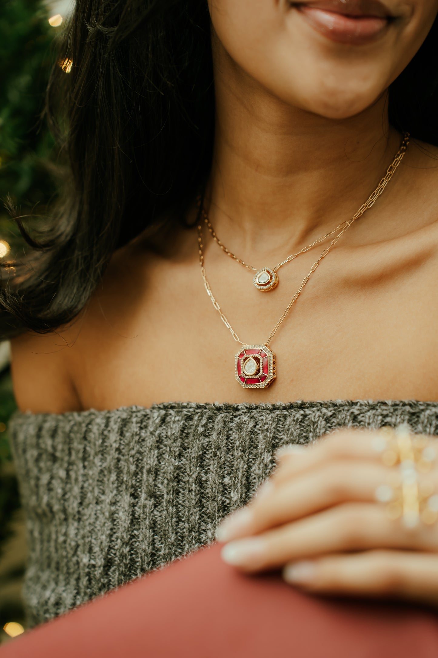 Nyra Layered Necklace Set