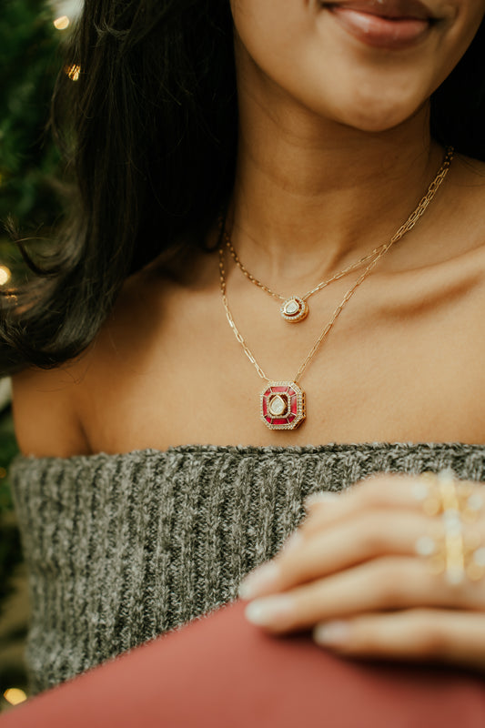 Nyra Layered Necklace Set